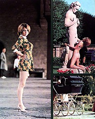 Lovely shots from the hairy sixties with sex in public spots